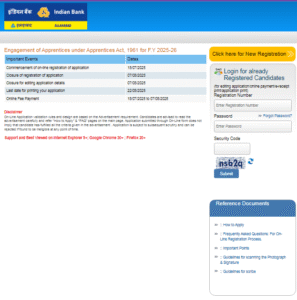 Indian Bank Apprentice Vacancy 2025