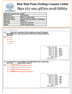 BSPHCL Junior Accountant Clerk Answer key 2025