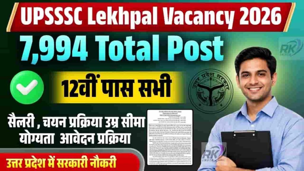 UPSSSC Lekhpal Vacancy 2026